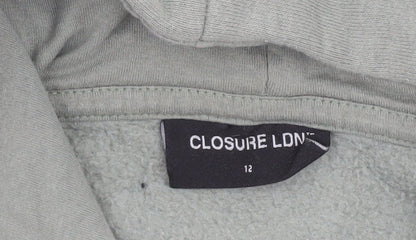 Womens UK Size 12 Closure London Green Pullover Hoodie