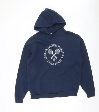 Womens UK Size 8 Slazenger Blue Pullover Hoodie