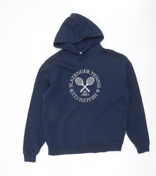 Womens UK Size 8 Slazenger Blue Pullover Hoodie