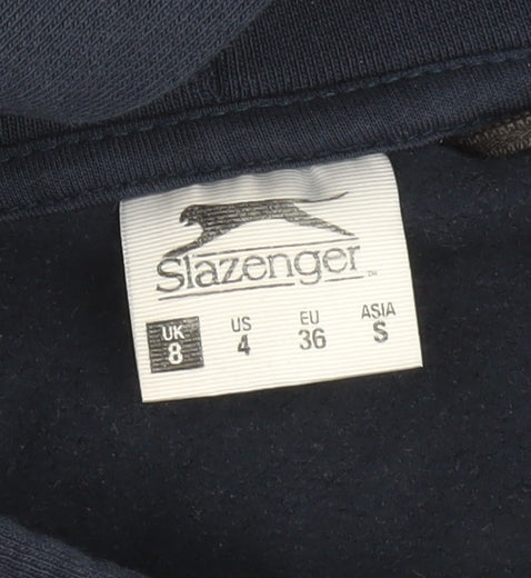 Womens UK Size 8 Slazenger Blue Pullover Hoodie