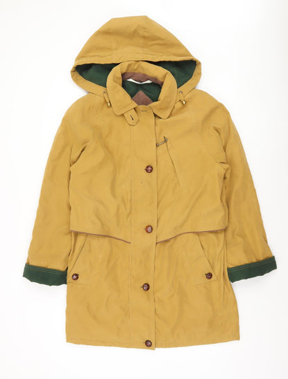 Womens UK Size 8 Marks and Spencer Brown Parka Coat