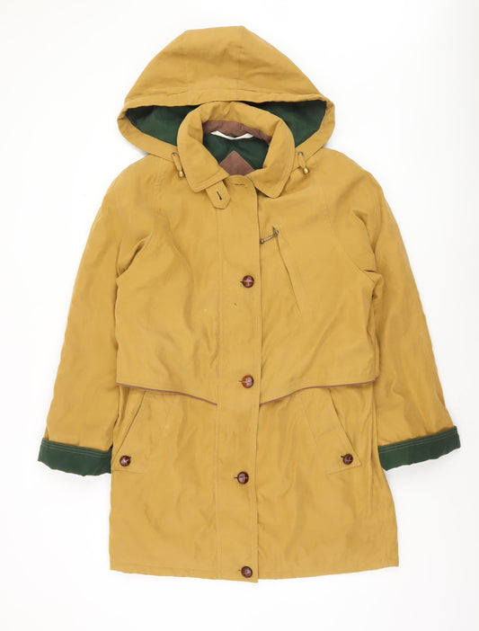 Womens UK Size 8 Marks and Spencer Brown Parka Coat