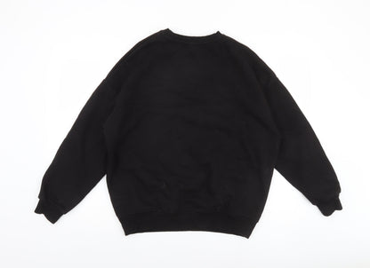 Mens UK Size XS Primark Black Pullover Sweatshirt
