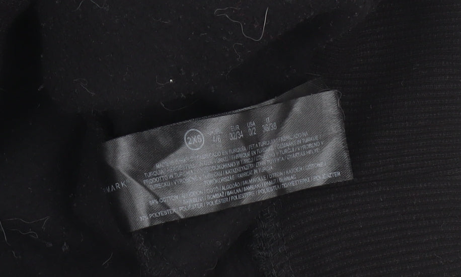 Mens UK Size XS Primark Black Pullover Sweatshirt