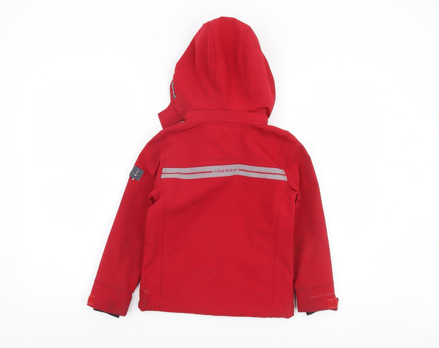 Boys UK Size 6 Years Voile Bleue Red Soft Shell