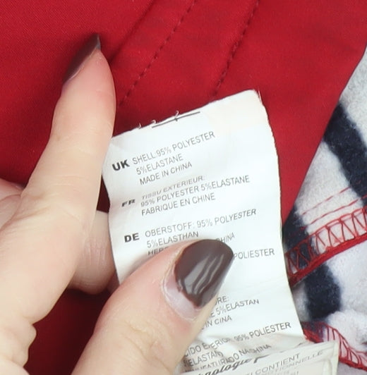 Boys UK Size 6 Years Voile Bleue Red Soft Shell
