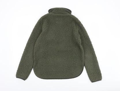 Abercrombie & Fitch Women’s Green Fleece 1/2 Zip Pullover XS