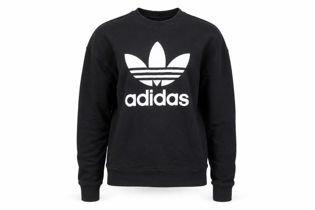 Womens UK Size 8 adidas Black Pullover Sweatshirt