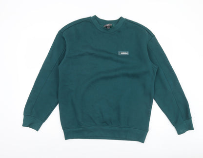 Mens UK Size S H&M Green Pullover Sweatshirt