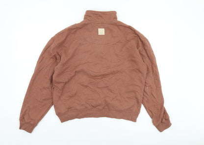 Womens UK Size 2XS Nude Lucy Brown Pullover Sweatshirt