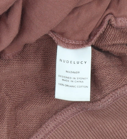 Womens UK Size 2XS Nude Lucy Brown Pullover Sweatshirt