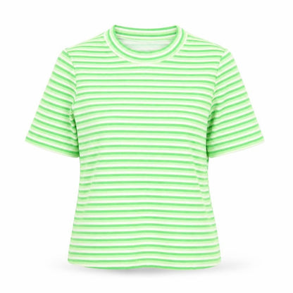 Womens UK Size S Kelly & Grace Green Basic T-Shirt