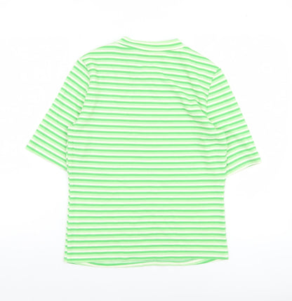 Womens UK Size S Kelly & Grace Green Basic T-Shirt