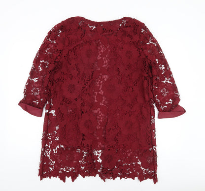 Womens UK Size 12 Angelababy Red Basic Jacket