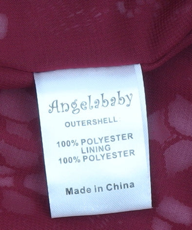Womens UK Size 12 Angelababy Red Basic Jacket