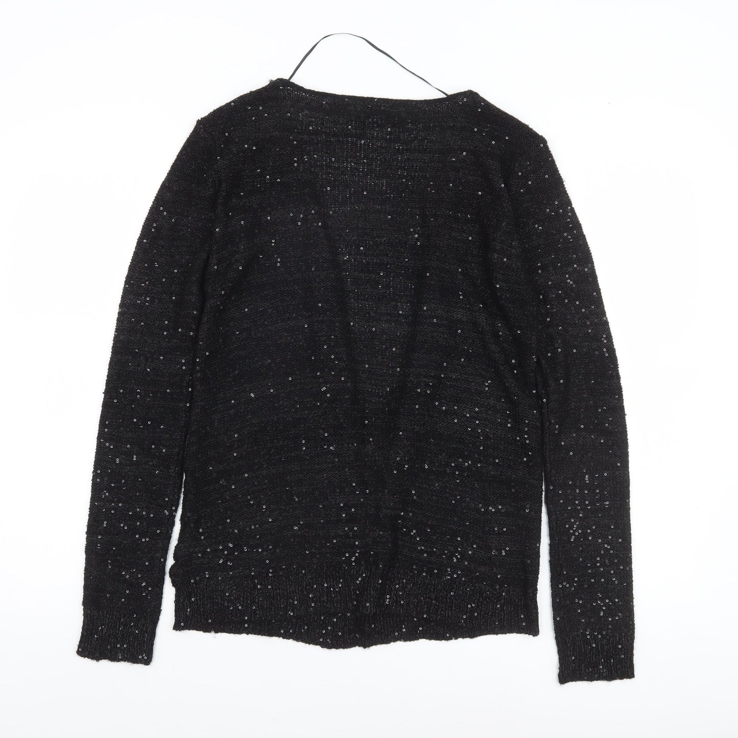 Womens UK Size S VILA Black Cardigan Jumper