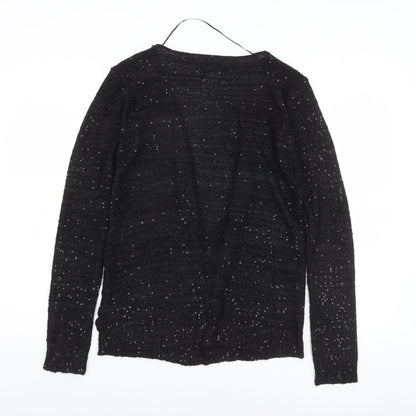 Womens UK Size S VILA Black Cardigan Jumper