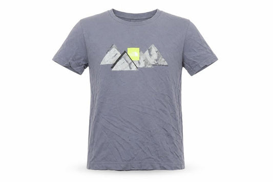 The North Face Boys Grey M Graphic Cotton Outdoor Short Sleeve T-Shirt