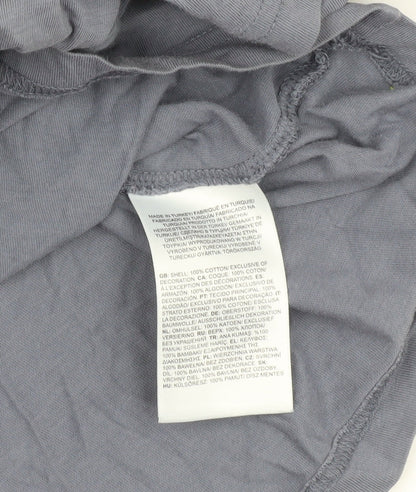 The North Face Boys Grey M Graphic Cotton Outdoor Short Sleeve T-Shirt