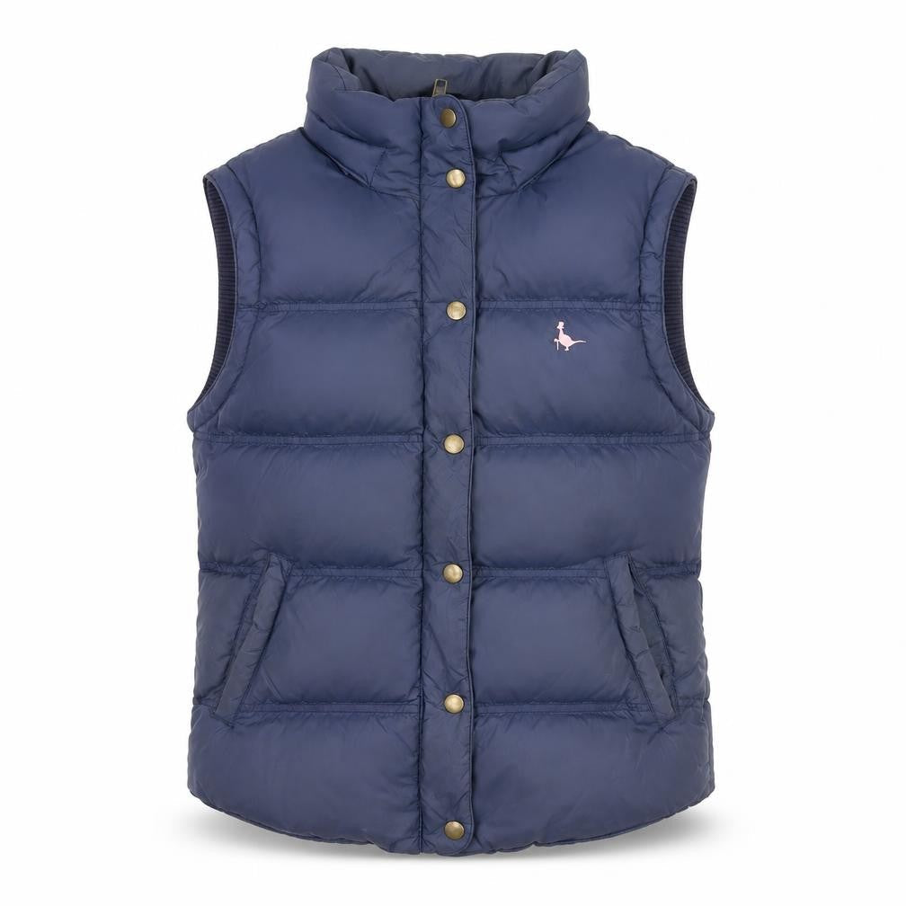Womens UK Size 10 Jack Wills Blue Puffer Jacket