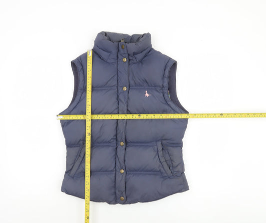 Womens UK Size 10 Jack Wills Blue Puffer Jacket