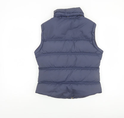 Womens UK Size 10 Jack Wills Blue Puffer Jacket