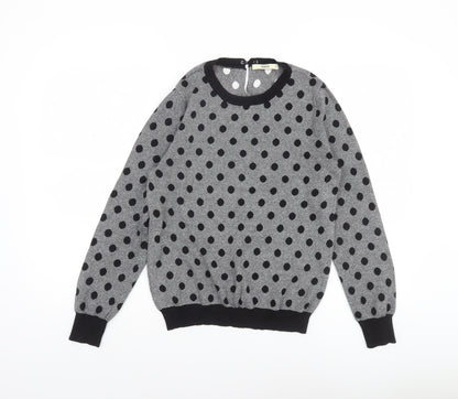 Womens UK Size M Oasis Grey Pullover Jumper
