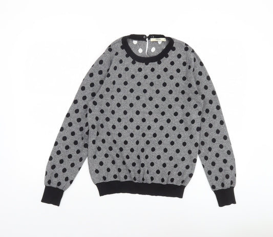 Womens UK Size M Oasis Grey Pullover Jumper