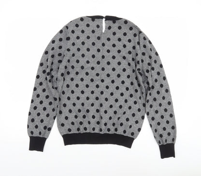 Womens UK Size M Oasis Grey Pullover Jumper
