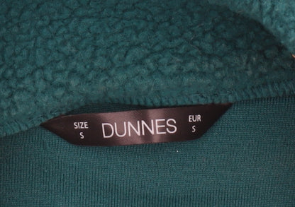 Dunnes Women’s Teal Green Fleece 1/2 Zip Pullover Sweatshirt S