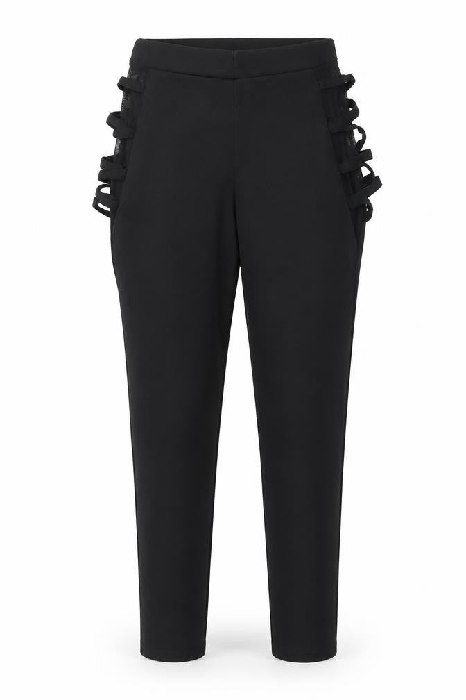 Womens UK Size 8 PRETTYLITTLETHING  Ankle Black Leggings