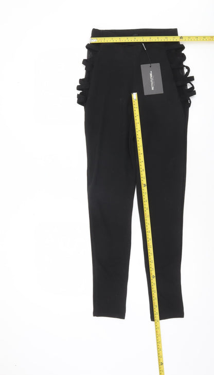Womens UK Size 8 PRETTYLITTLETHING  Ankle Black Leggings