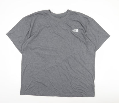 The North Face Men’s Grey 2XL Crew Neck Short Sleeve T-Shirt