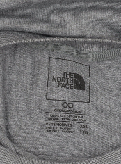 The North Face Men’s Grey 2XL Crew Neck Short Sleeve T-Shirt