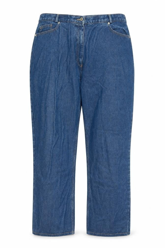 Womens UK Size 12 Aria Regular Fit Straight Blue Jeans