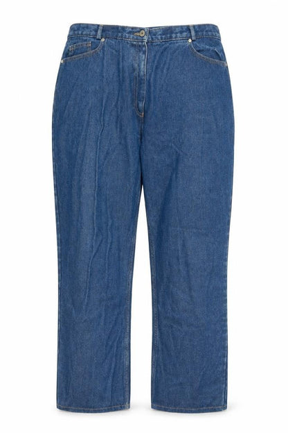 Womens UK Size 12 Aria Regular Fit Straight Blue Jeans