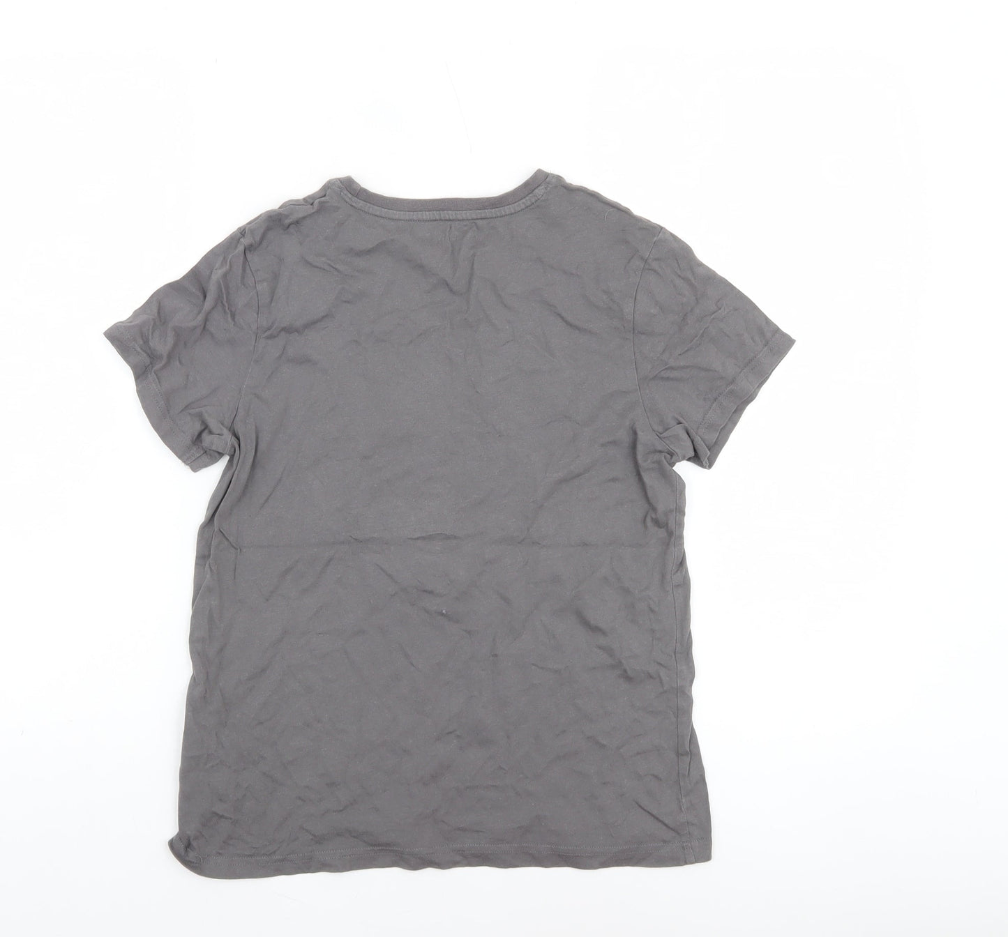 Boys UK Size 10-11 Years Minecraft Grey Basic T-Shirt
