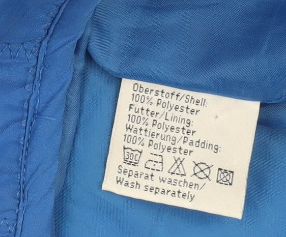 Womens UK Size XL Paco Sport Blue Quilted Coat