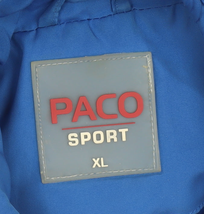 Womens UK Size XL Paco Sport Blue Quilted Coat