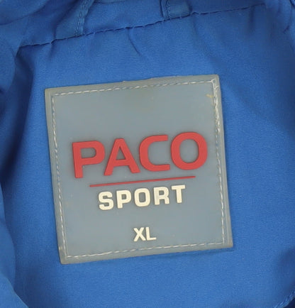 Womens UK Size XL Paco Sport Blue Quilted Coat