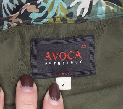 Womens UK Size S Avoca Anthology Straight & Pencil Cotton Skirt