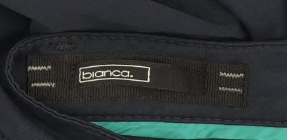 Womens UK Size 10 Bianca Slim Fit Chino Blue Trousers