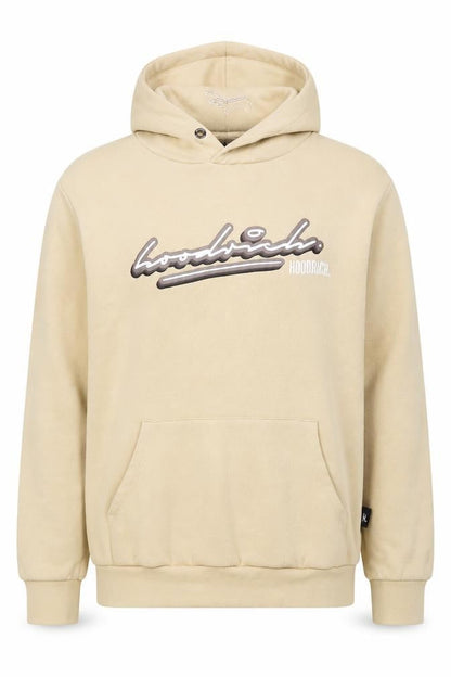 Mens UK Size M Hoodrich Beige Pullover Hoodie