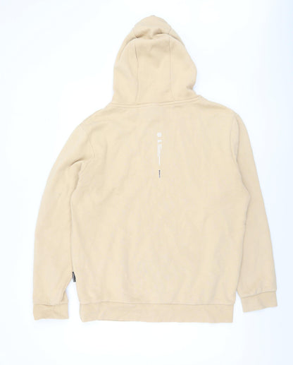 Mens UK Size M Hoodrich Beige Pullover Hoodie