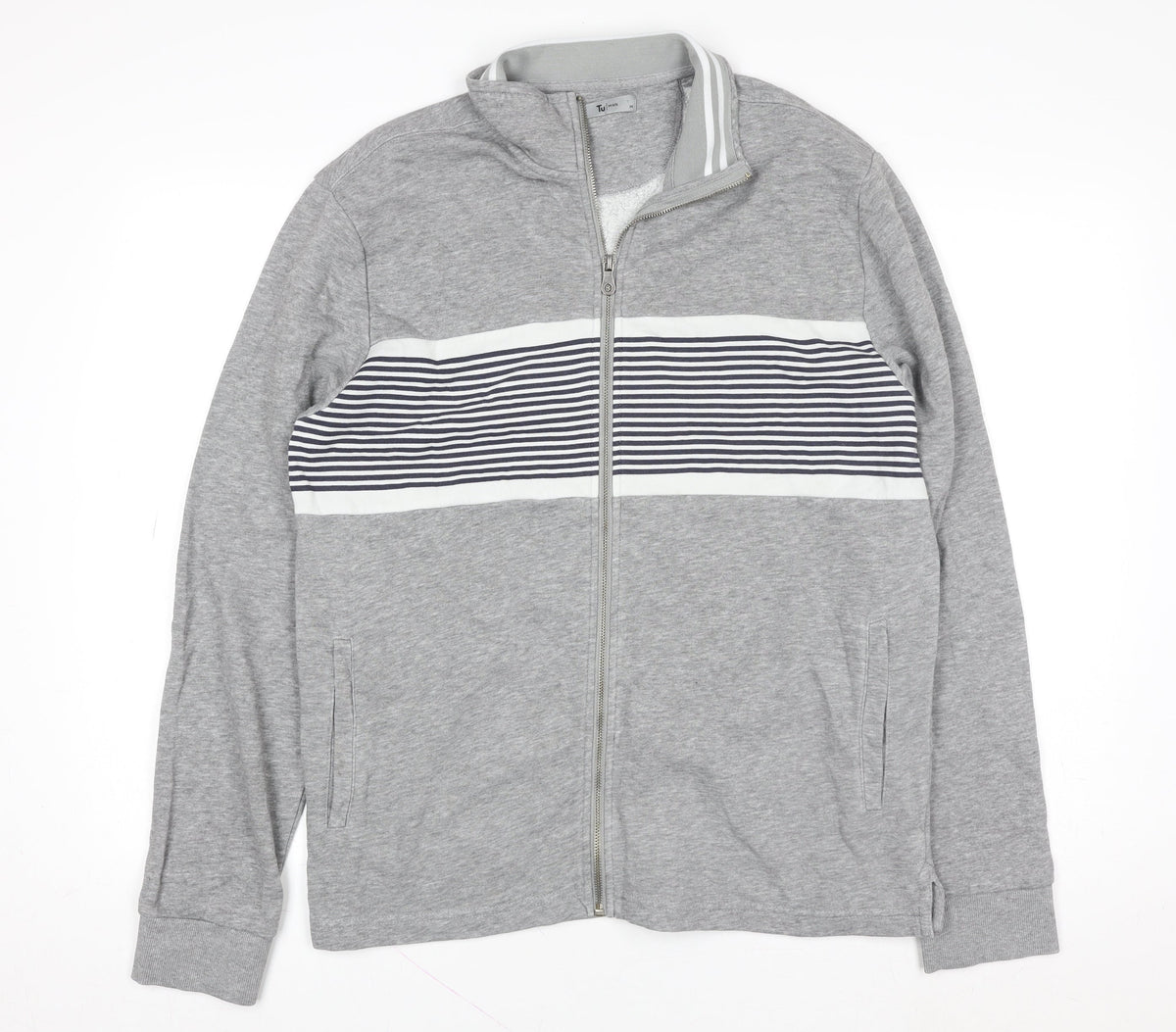 Mens UK Size M TU Grey Basic Jacket