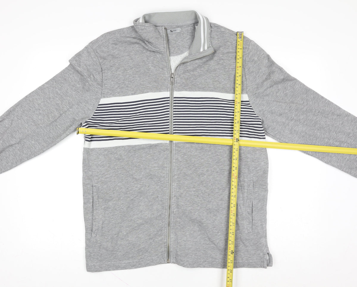 Mens UK Size M TU Grey Basic Jacket