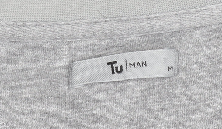 Mens UK Size M TU Grey Basic Jacket