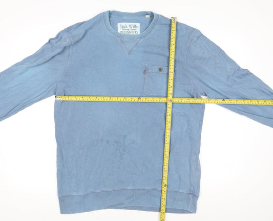 Mens UK Size XL Jack Wills Blue Pullover Sweatshirt