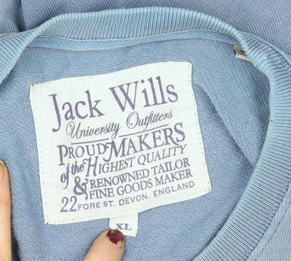 Mens UK Size XL Jack Wills Blue Pullover Sweatshirt
