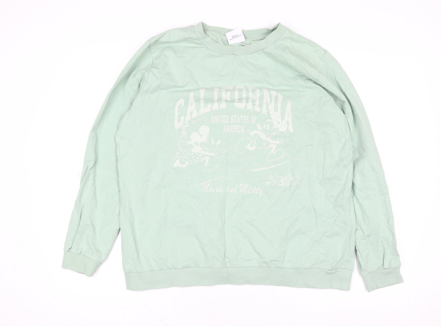 Womens UK Size 16 TU Green Pullover Sweatshirt